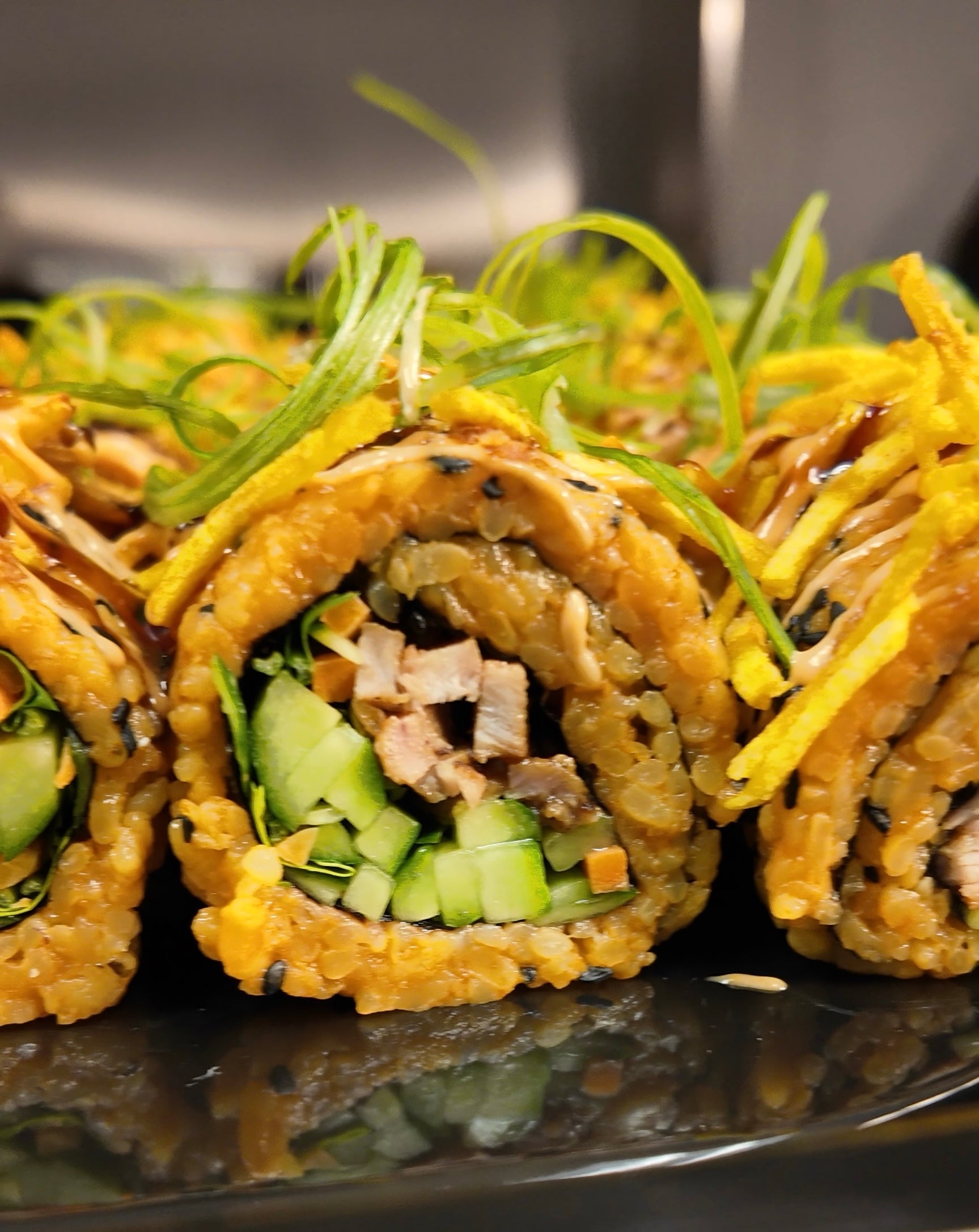 Puerto Rican Sushi- Guava BBQ pork
